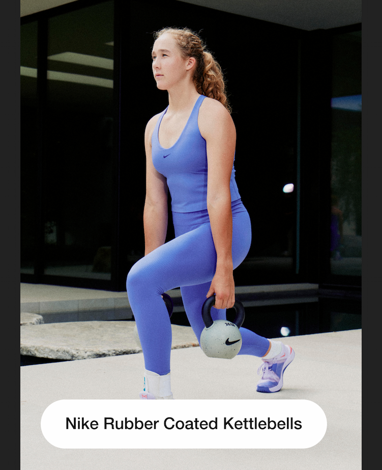 Nike Rubber Coated Kettlebell