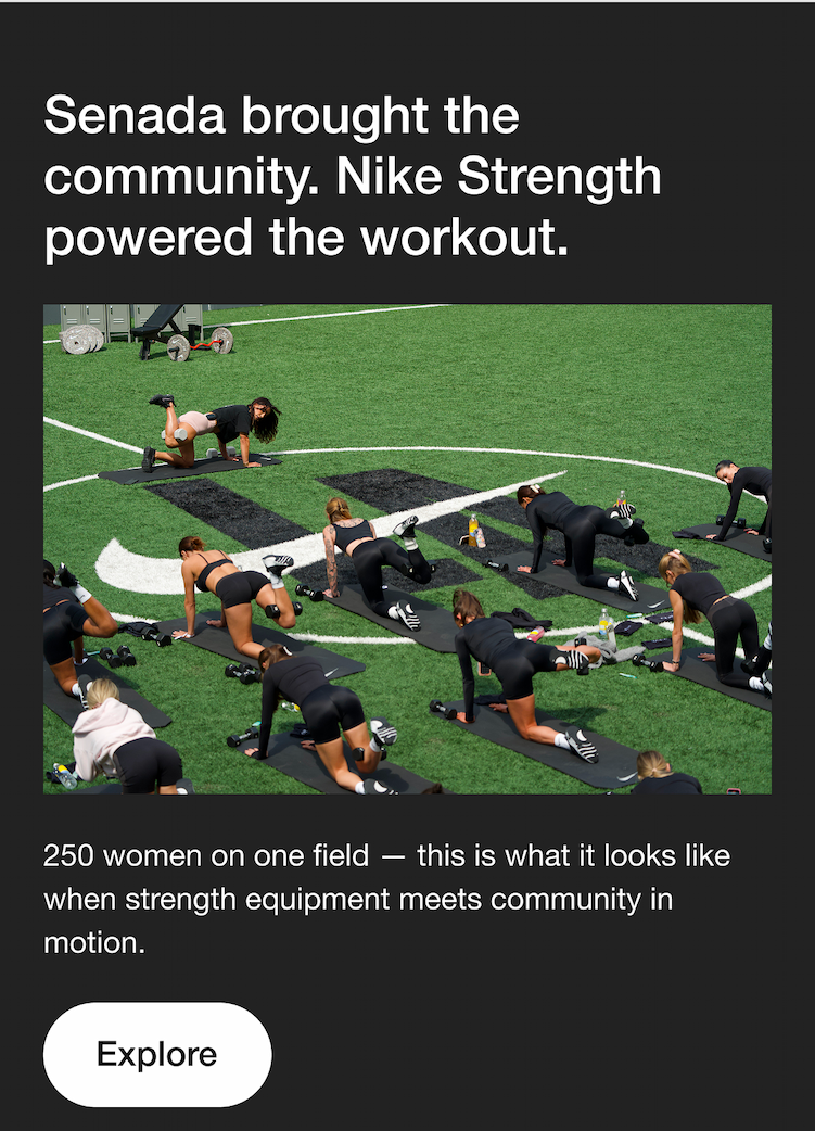 Senada Greca x Nike Strength